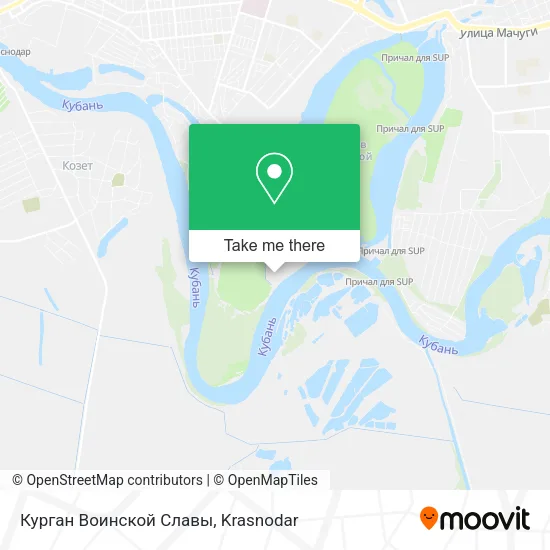 Курган Воинской Славы map