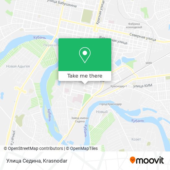 Улица Седина map