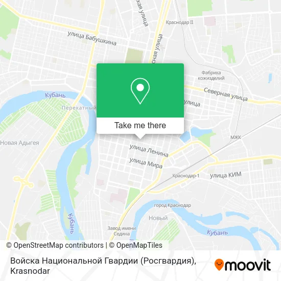 Войска Национальной Гвардии (Росгвардия) map