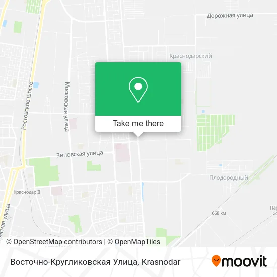 Восточно-Кругликовская Улица map