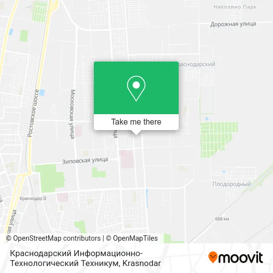 Краснодарский Информационно-Технологический Техникум map