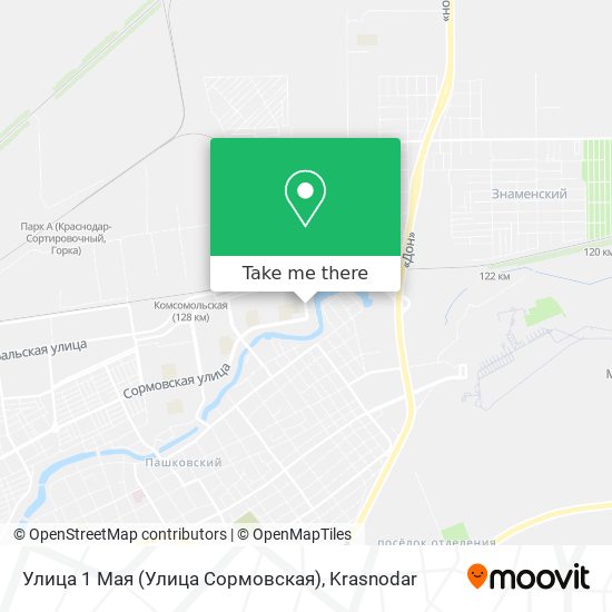 Улица 1 Мая (Улица Сормовская) map