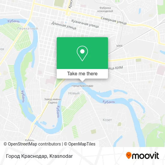 Город Краснодар map