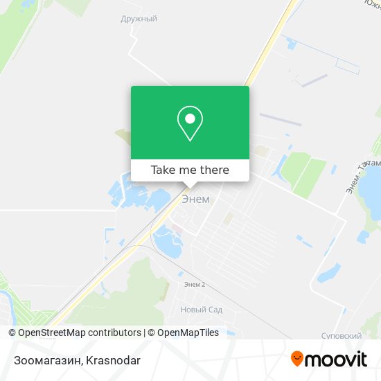 Зоомагазин map