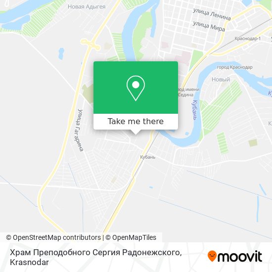 Храм Преподобного Сергия Радонежского map