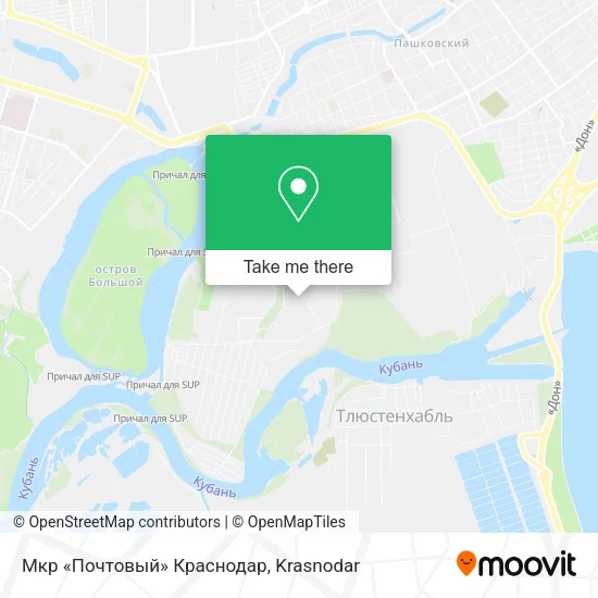 Мкр «Почтовый» Краснодар map