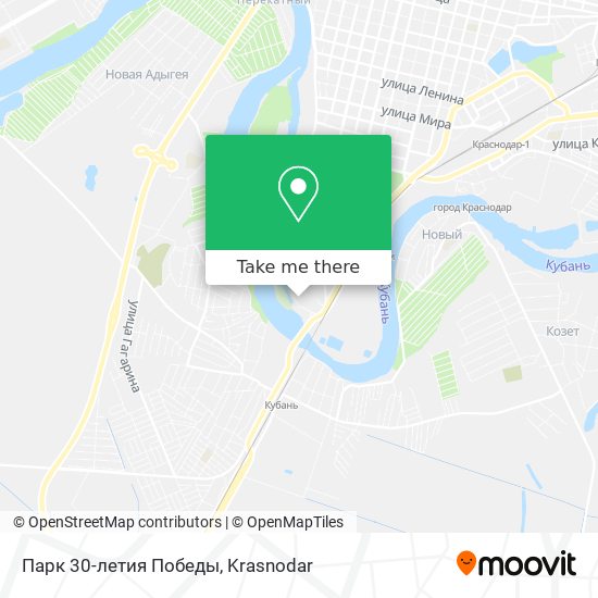 Парк 30-летия Победы map