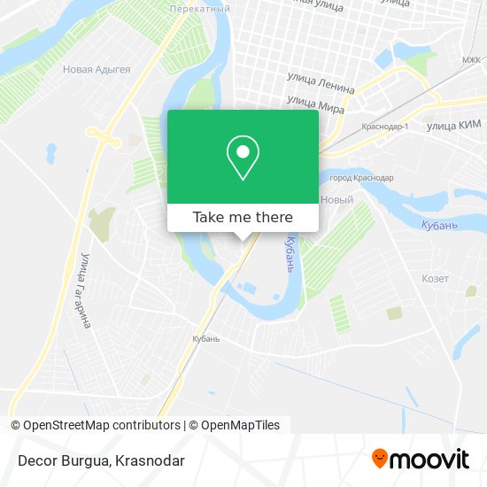 Decor Burgua map