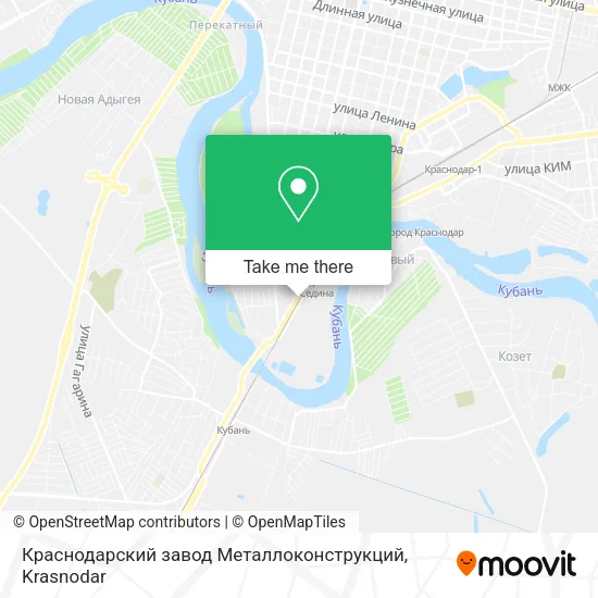 Краснодарский завод Металлоконструкций map