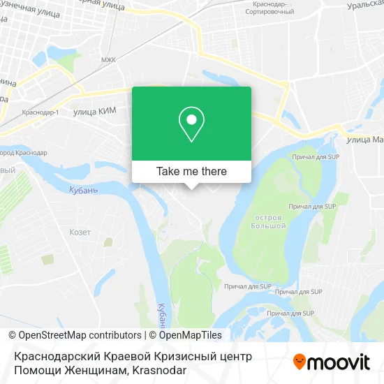 Краснодарский Краевой Кризисный центр Помощи Женщинам map