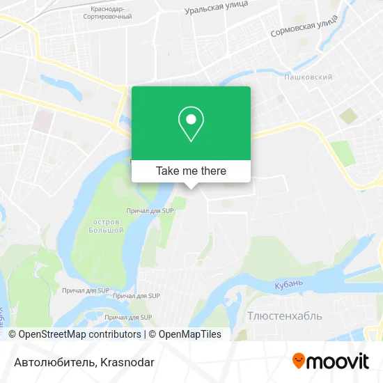 Автолюбитель map