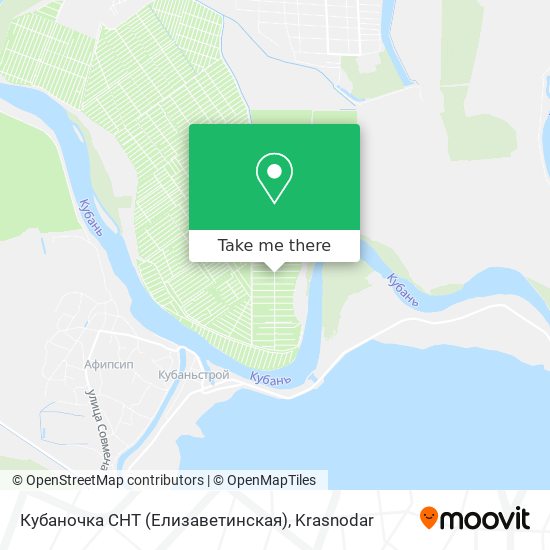 Кубаночка СНТ (Елизаветинская) map