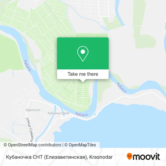 Кубаночка СНТ (Елизаветинская) map