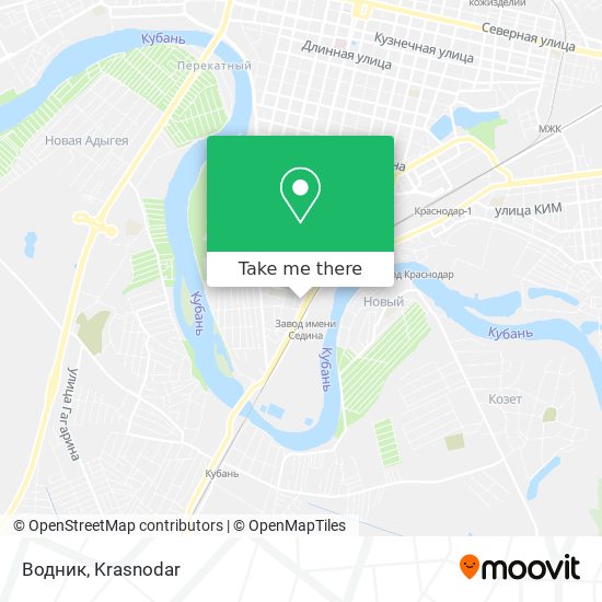 Водник map
