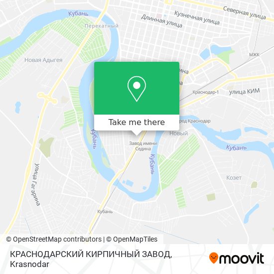 КРАСНОДАРСКИЙ КИРПИЧНЫЙ ЗАВОД map
