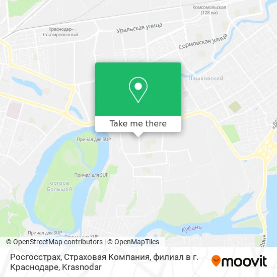 Росгосстрах, Страховая Компания, филиал в г. Краснодаре map