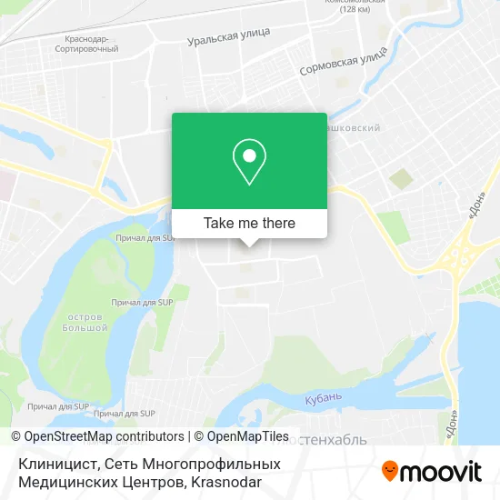 Клиницист, Сеть Многопрофильных Медицинских Центров map