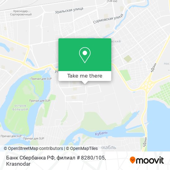 Банк Сбербанка РФ, филиал # 8280 / 105 map