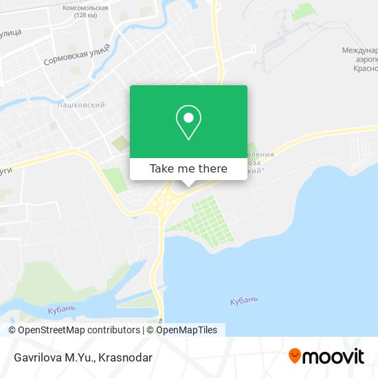 Gavrilova M.Yu. map