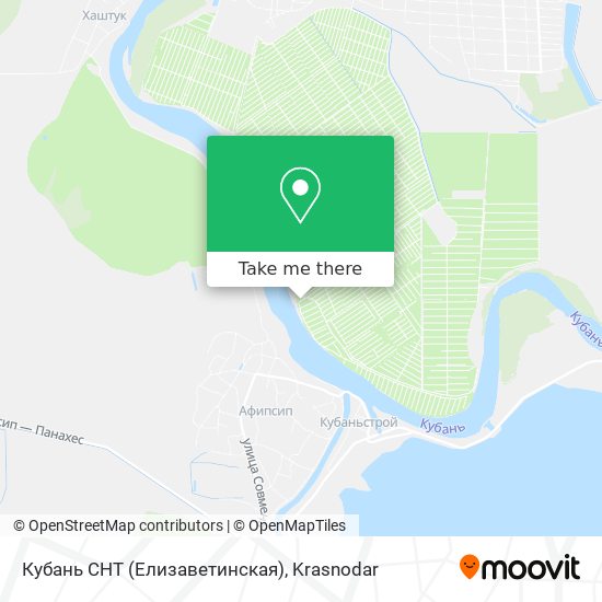 Кубань СНТ (Елизаветинская) map