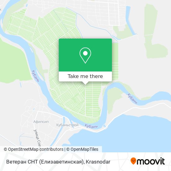 Ветеран СНТ (Елизаветинская) map