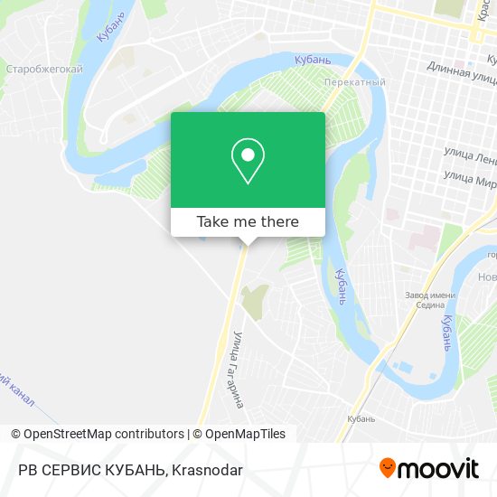 РВ СЕРВИС КУБАНЬ map