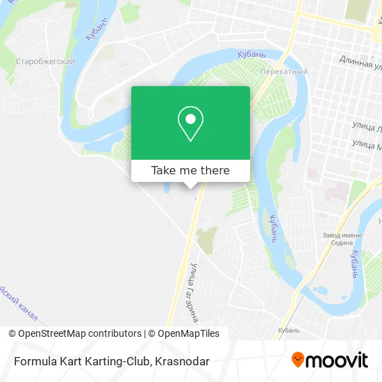 Formula Kart Karting-Club map
