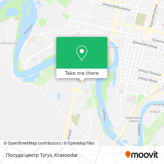 Посуда-центр Тугуз map