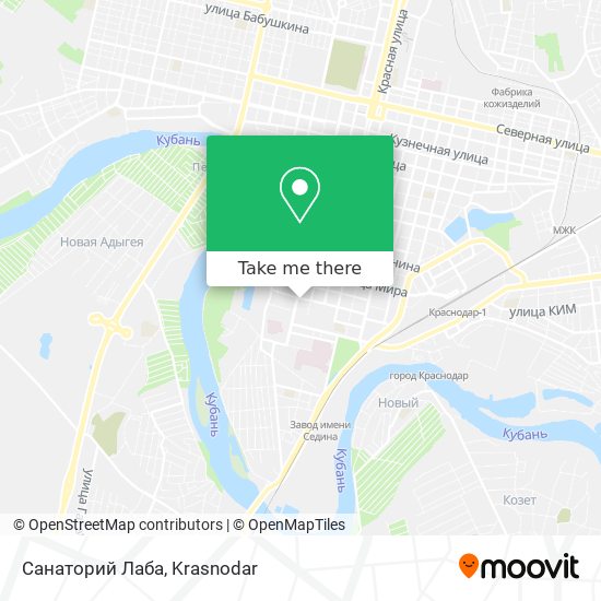 Санаторий Лаба map
