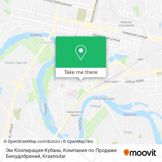 Эм Кооперация-Кубань, Компания по Продаже Биоудобрений map