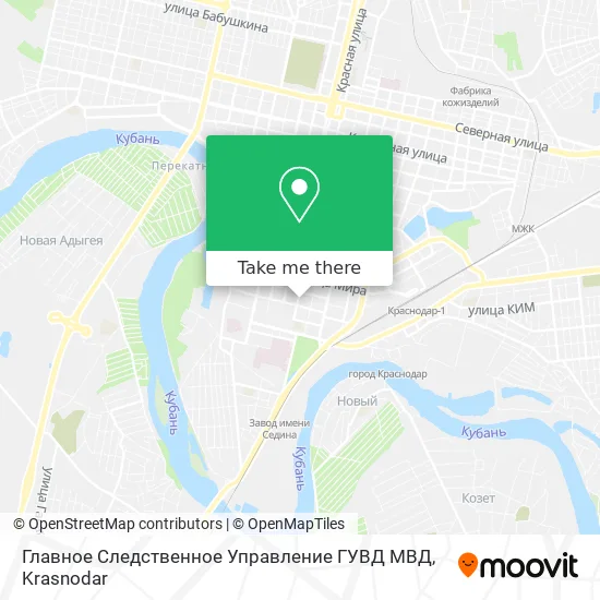Главное Следственное Управление ГУВД МВД map