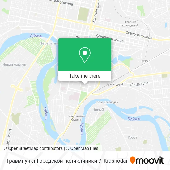 Травмпункт Городской поликлиники 7 map