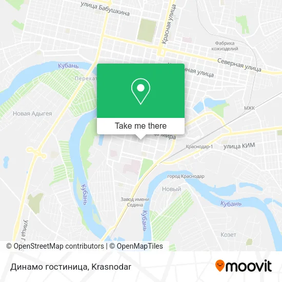 Динамо гостиница map