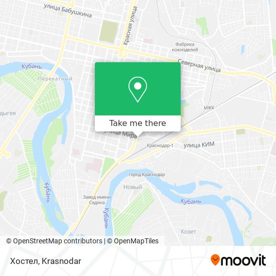Хостел map