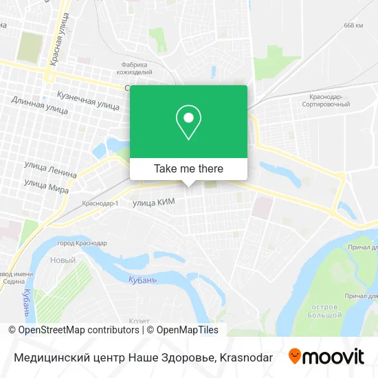Медицинский центр Наше Здоровье map