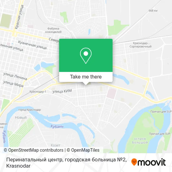 Перинатальный центр, городская больница №2 map