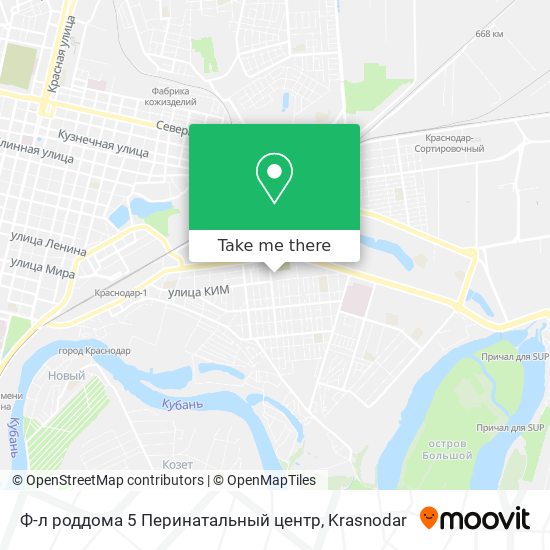 Ф-л роддома 5 Перинатальный центр map