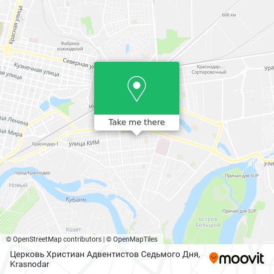 Церковь Христиан Адвентистов Седьмого Дня map