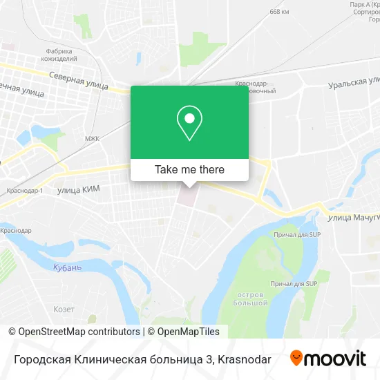 Городская Клиническая больница 3 map