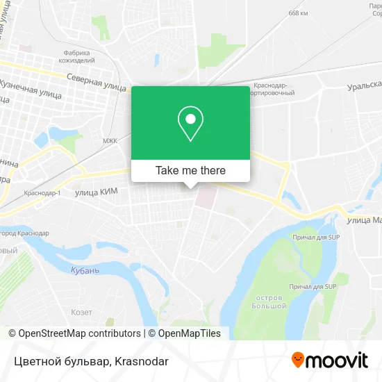 Цветной бульвар map