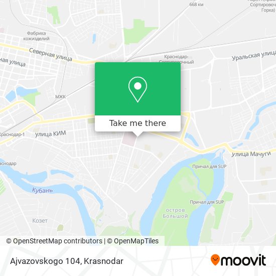Ajvazovskogo 104 map