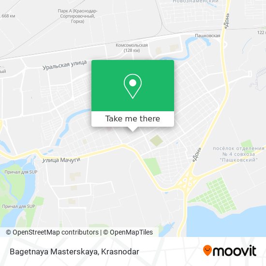 Bagetnaya Masterskaya map