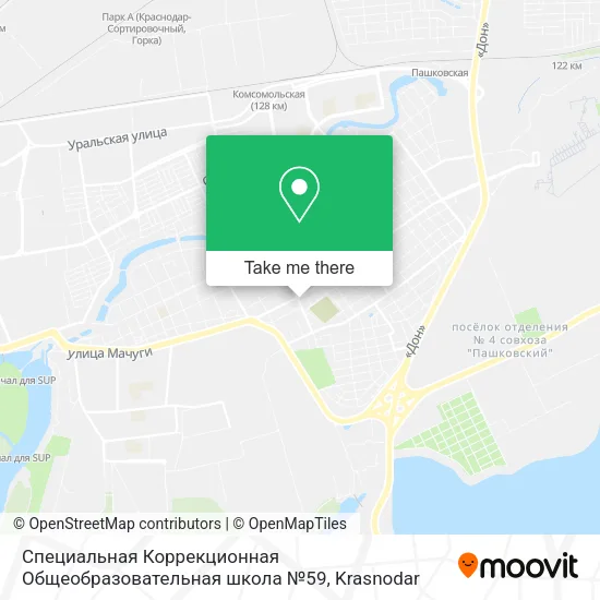 Специальная Коррекционная Общеобразовательная школа №59 map
