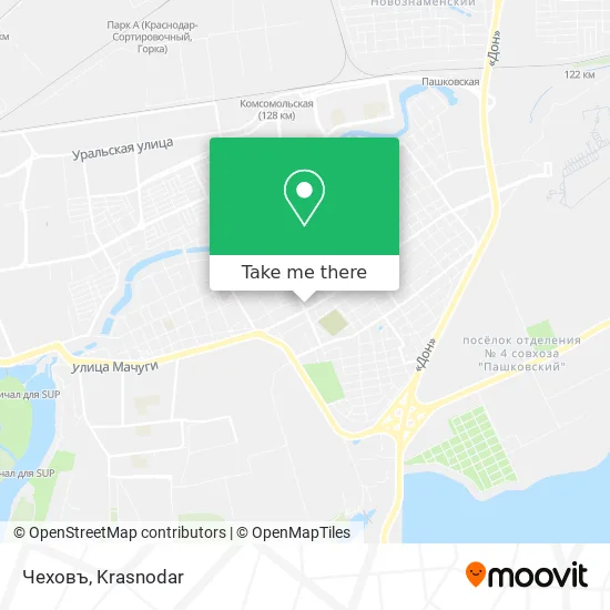 Чеховъ map