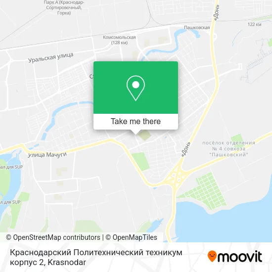 Краснодарский Политехнический техникум корпус 2 map