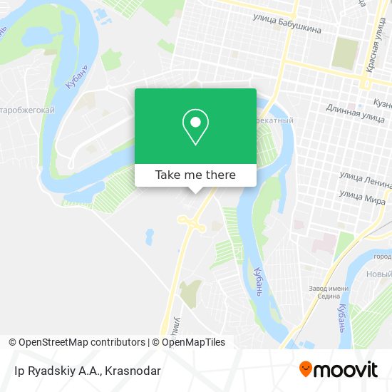 Ip Ryadskiy A.A. map
