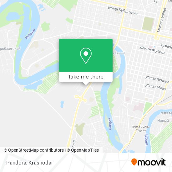 Pandora map