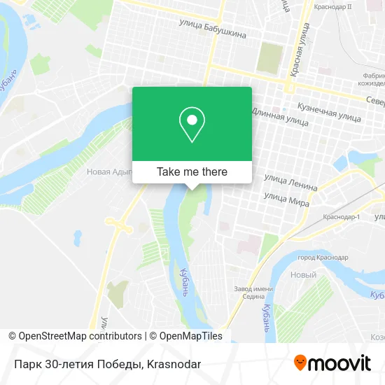 Парк 30-летия Победы map