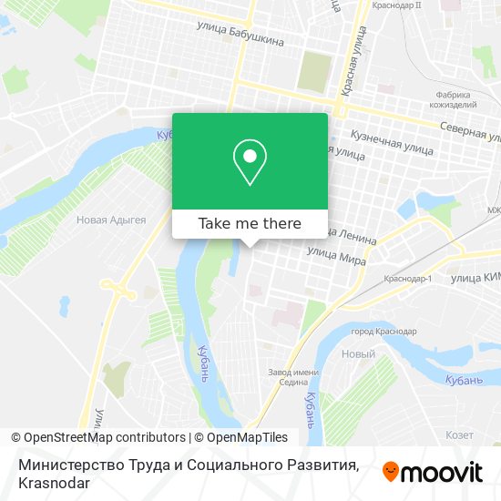 Министерство Труда и Социального Развития map