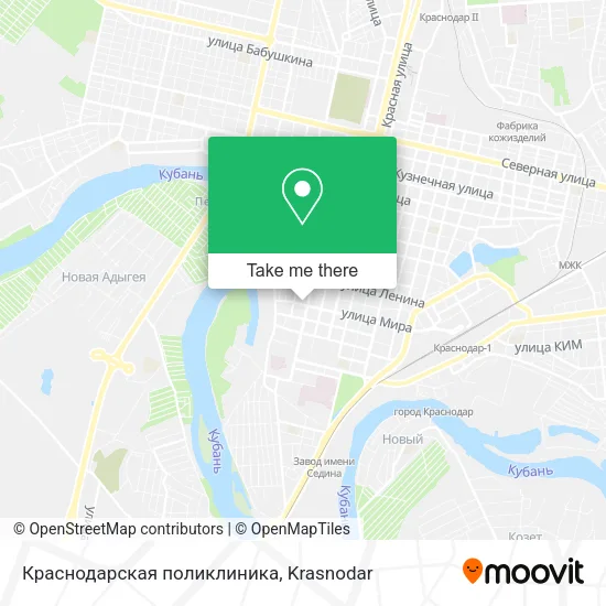 Краснодарская поликлиника map